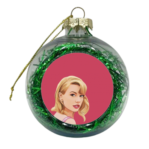 Music Icons : Taylor - xmas bauble by Giddy Kipper