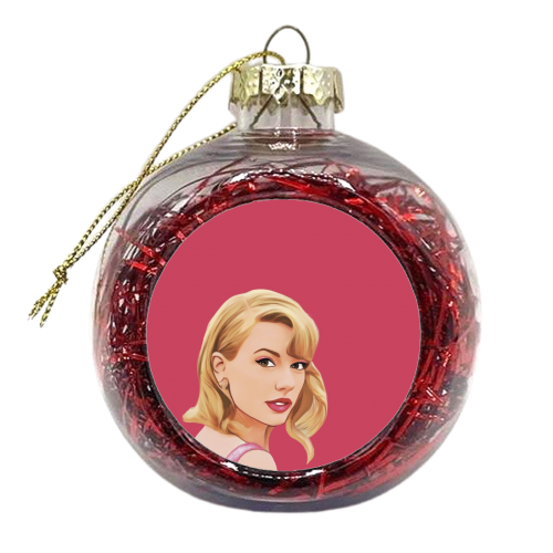 Music Icons : Taylor - xmas bauble by Giddy Kipper