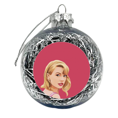 Music Icons : Taylor - xmas bauble by Giddy Kipper