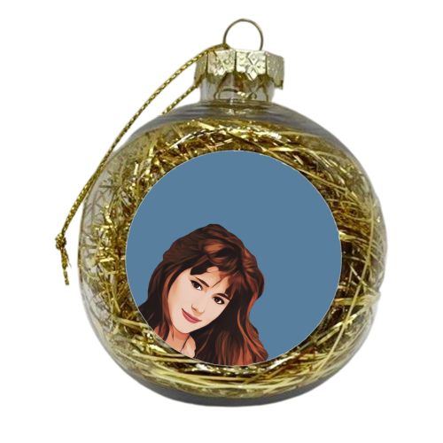Music Icons: Tiffany - xmas bauble by Giddy Kipper
