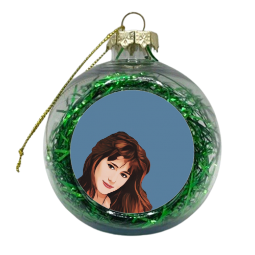Music Icons: Tiffany - xmas bauble by Giddy Kipper