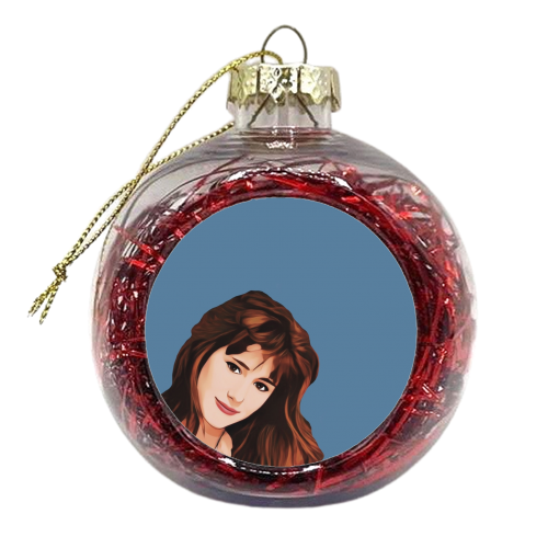 Music Icons: Tiffany - xmas bauble by Giddy Kipper