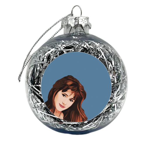 Music Icons: Tiffany - xmas bauble by Giddy Kipper