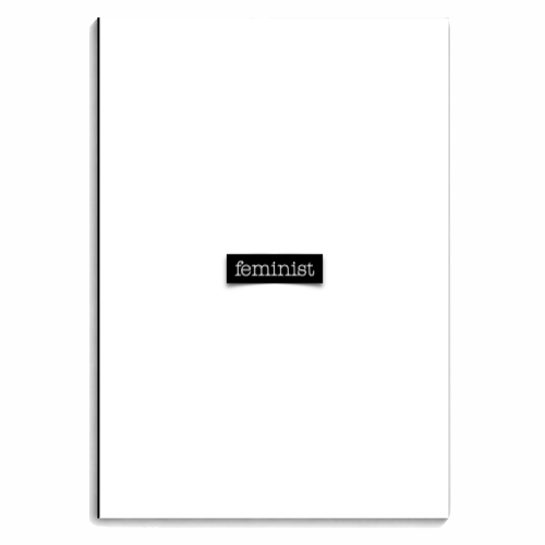 Feminist - personalised A4, A5, A6 notebook by Adam Regester