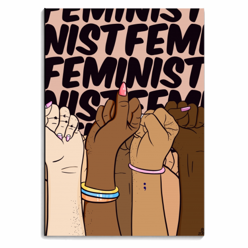 Feminist - personalised A4, A5, A6 notebook by Alice Palazon