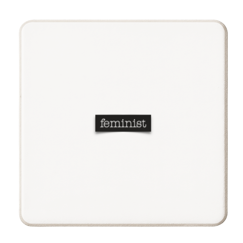 Feminist - personalised beer coaster by Adam Regester