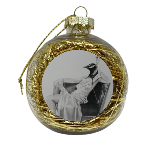 Femme Fatale - xmas bauble by Lee Boyd