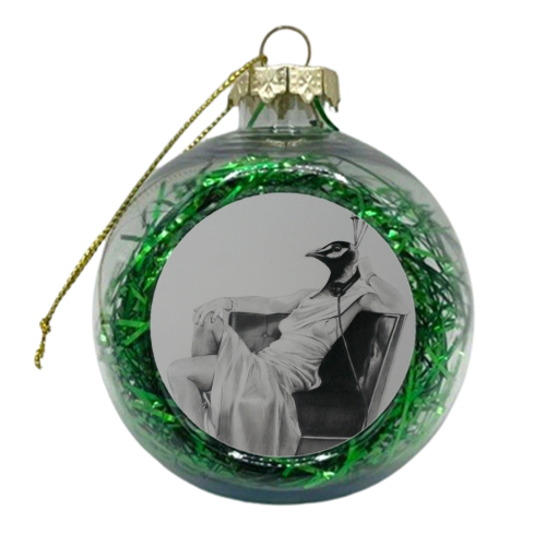 Femme Fatale - xmas bauble by Lee Boyd