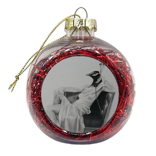Femme Fatale - xmas bauble by Lee Boyd