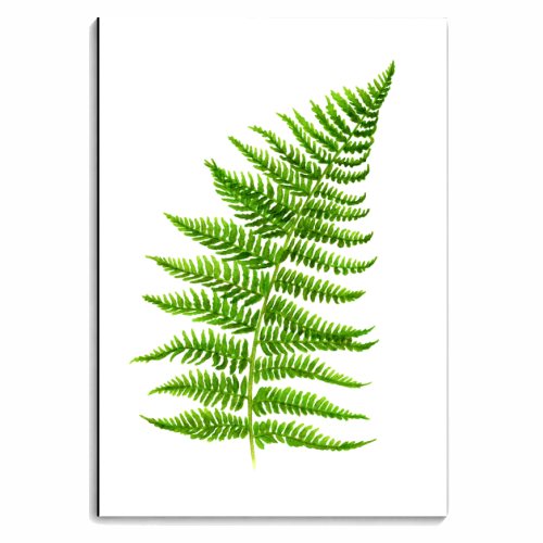 Fern Leaf - personalised A4, A5, A6 notebook by She Walks She Paints