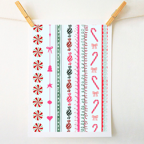 Festive - A1 - A4 art print by Yaz Raja