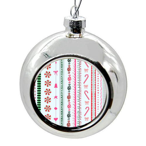 Festive - colourful christmas bauble by Yaz Raja