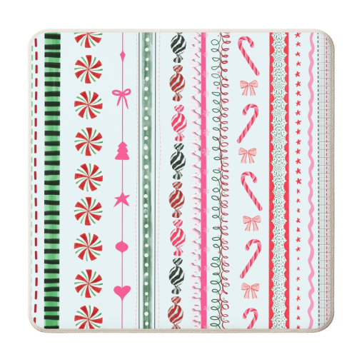 Festive - personalised beer coaster by Yaz Raja