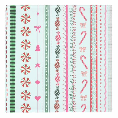 Festive - personalised beer coaster by Yaz Raja