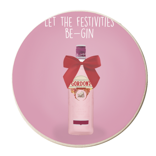 Festivities - personalised beer coaster by Pink and Pip