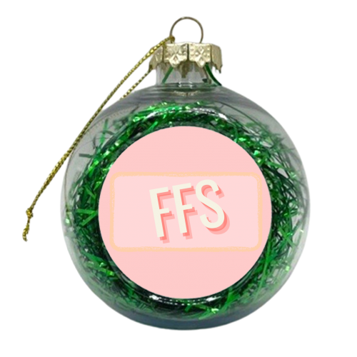 FFS - xmas bauble by Proper Job Studio