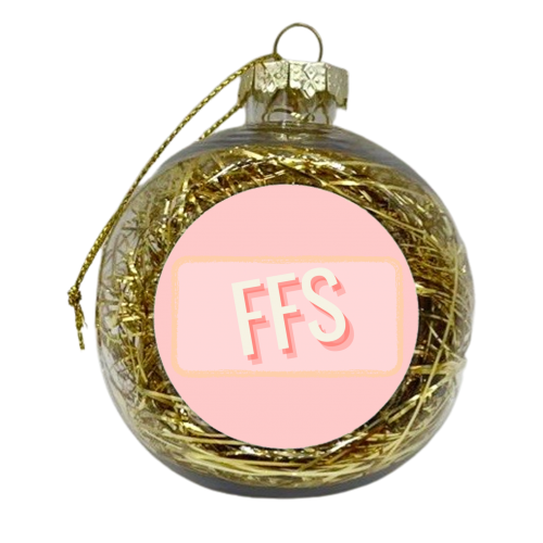 FFS - xmas bauble by Proper Job Studio