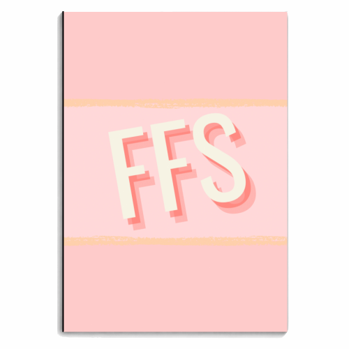 FFS - personalised A4, A5, A6 notebook by Proper Job Studio