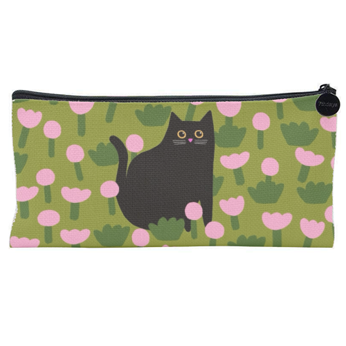 Field Of Flowers - flat pencil case by The Paper Tail