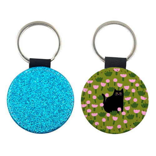 Field Of Flowers - keyring by The Paper Tail