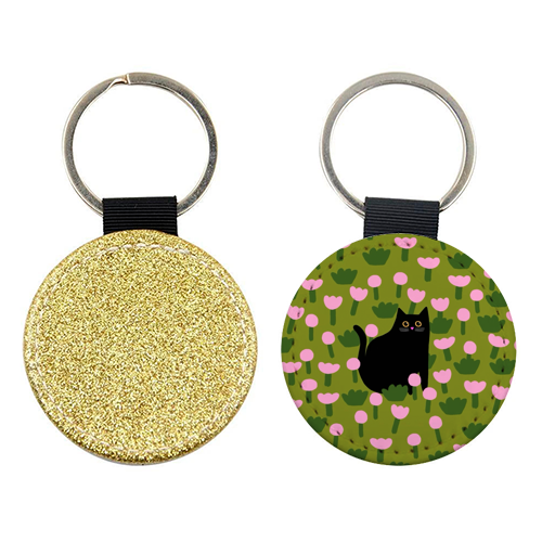 Field Of Flowers - keyring by The Paper Tail