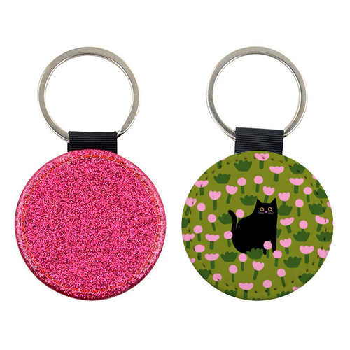 Field Of Flowers - keyring by The Paper Tail