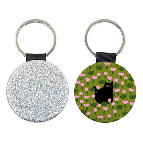 Field Of Flowers - keyring by The Paper Tail