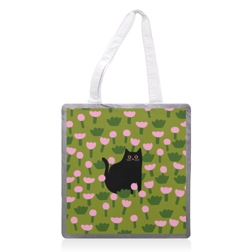 Field Of Flowers - printed canvas tote bag by The Paper Tail