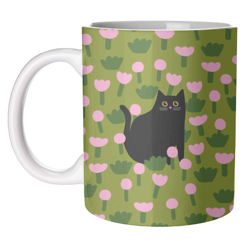 Field Of Flowers - unique mug by The Paper Tail