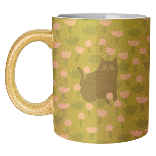 Field Of Flowers - unique mug by The Paper Tail