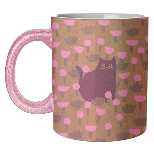 Field Of Flowers - unique mug by The Paper Tail