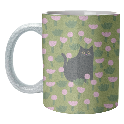 Field Of Flowers - unique mug by The Paper Tail