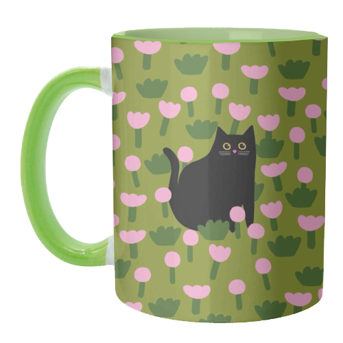 Field Of Flowers - unique mug by The Paper Tail