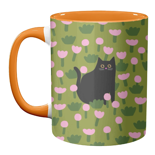 Field Of Flowers - unique mug by The Paper Tail