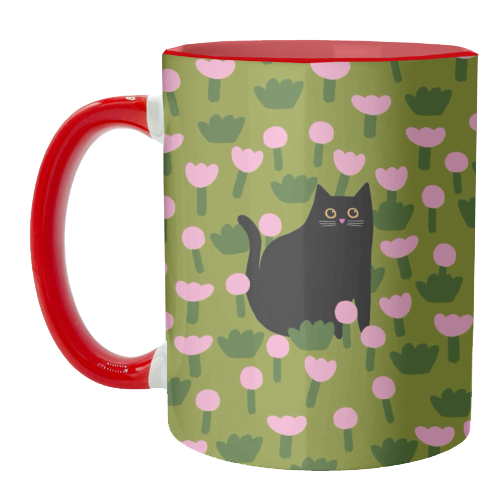 Field Of Flowers - unique mug by The Paper Tail