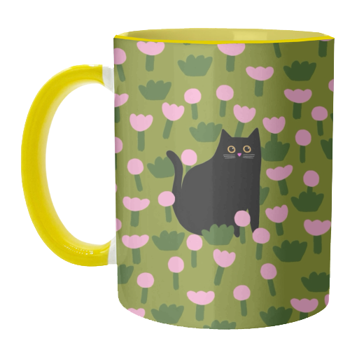 Field Of Flowers - unique mug by The Paper Tail