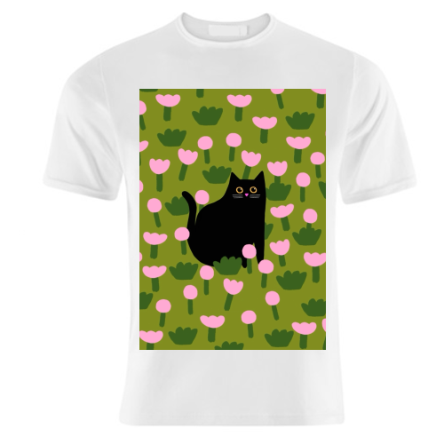 Field Of Flowers - unique t shirt by The Paper Tail