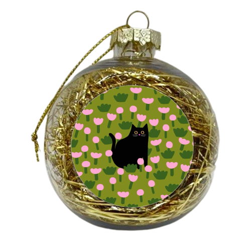 Field Of Flowers - xmas bauble by The Paper Tail