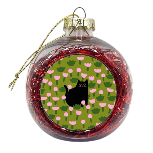 Field Of Flowers - xmas bauble by The Paper Tail