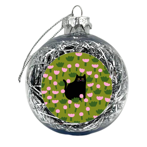 Field Of Flowers - xmas bauble by The Paper Tail