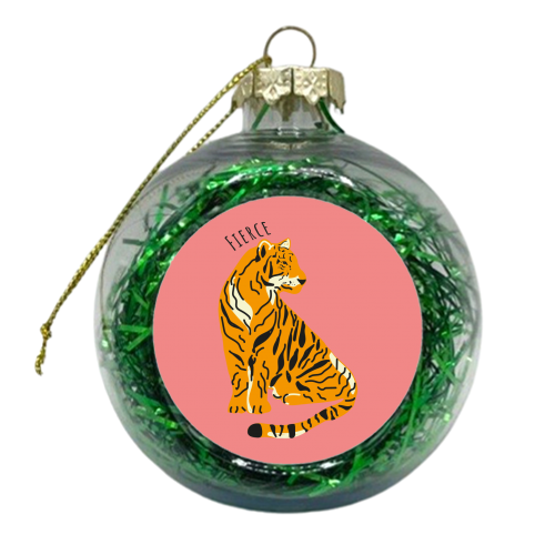 Fierce - xmas bauble by Laura Lonsdale