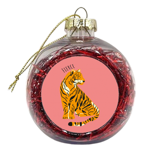 Fierce - xmas bauble by Laura Lonsdale