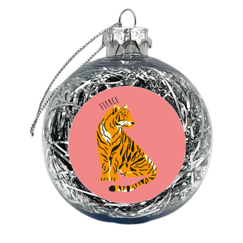 Fierce - xmas bauble by Laura Lonsdale