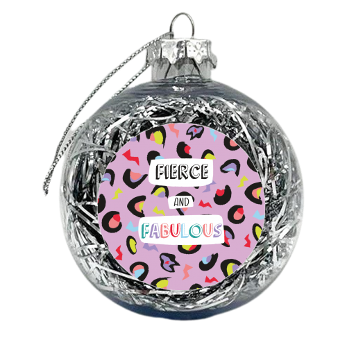 Fierce & Fabulous Colour - xmas bauble by Laura Lonsdale