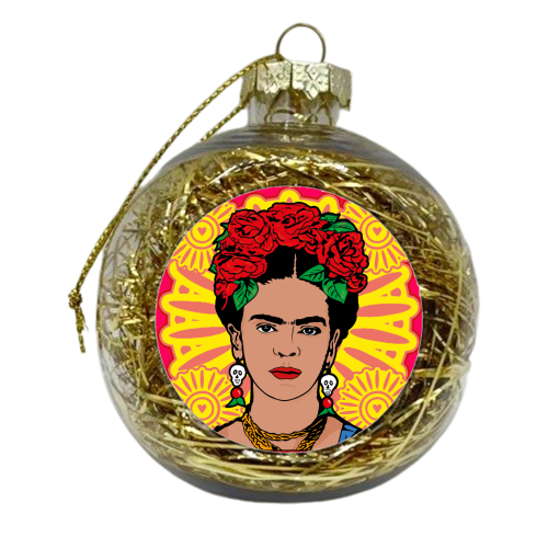 Fierce like Frida - xmas bauble by Bite Your Granny