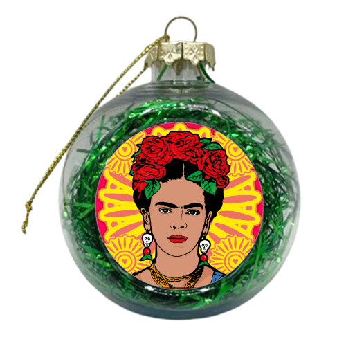 Fierce like Frida - xmas bauble by Bite Your Granny