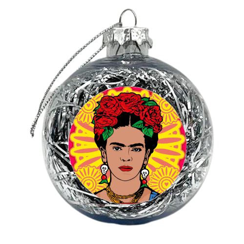 Fierce like Frida - xmas bauble by Bite Your Granny