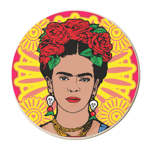 Fierce like Frida - personalised beer coaster by Bite Your Granny