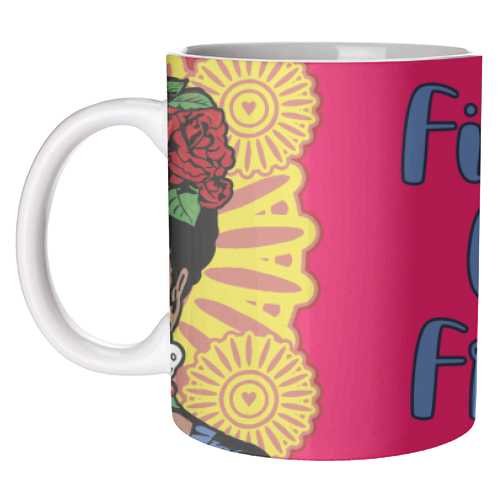 Fierce like Frida - unique mug by Bite Your Granny