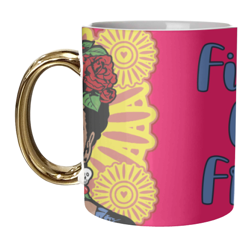 Fierce like Frida - unique mug by Bite Your Granny